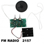 2157 Kitronik FM RADIO Kit V2.0 εκπαιδευτικό ηλεκτρονικό κιτ ραδιοφωνικού δεκτή fm για χόμπι, εκπαιδευτική κατασκευή